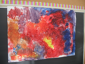 Decorative image of child's artwork